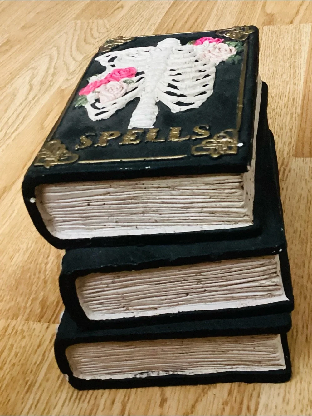 Ashland Decorative Stacked Book Set - Black, Purple & Green - Gothic/Halloween - Picture 6 of 16